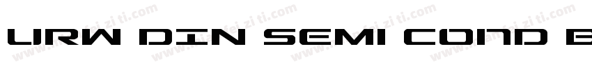 URW DIN Semi cond bo字体转换